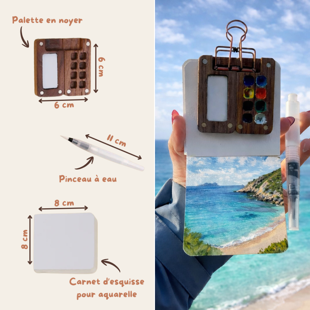 NUACOLORS - Kit Aquarelle Miniature